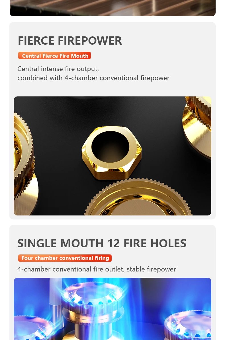 Bisinna Camping Gas Stove 5800W High Firepower Outdoor Portable Cassette Burner For Picnic Hiking Trekking Bisinna Camping Gas Stove 5800W High Firepower Outdoor Portable Cassette Burner For Picnic Hiking Trekking