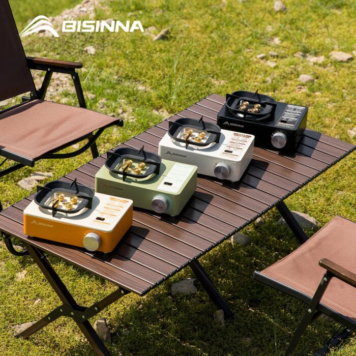 Bisinna Camping Gas Stove 5800W High Firepower Outdoor Portable Cassette Burner For Picnic Hiking Trekking - Image 6