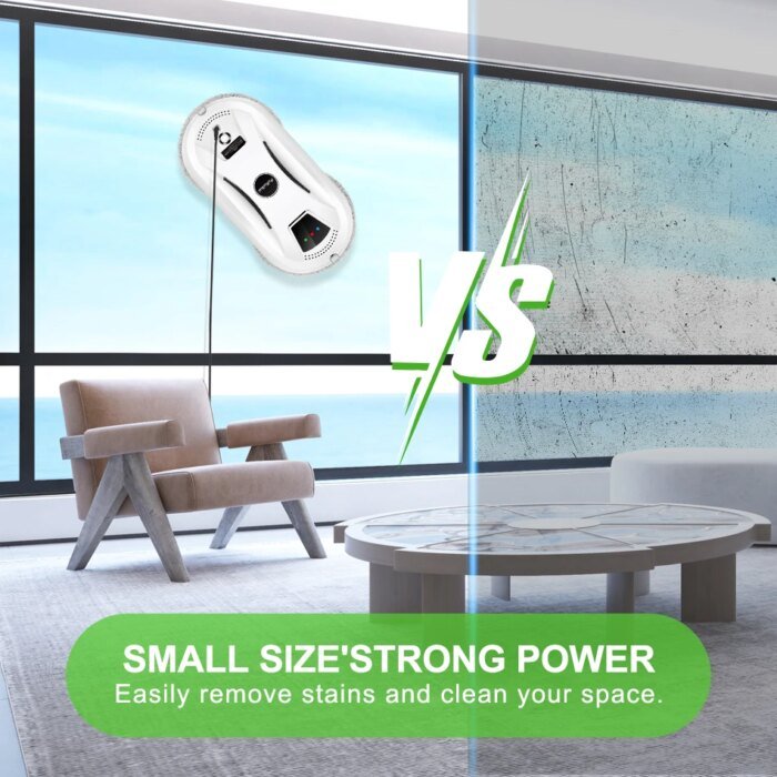 Puruikai Ultra Thin Robot Vacuum Cleaner Window Cleaning Robot Window  Electric Glass Limpiacristales Remote Control For Home - Image 2