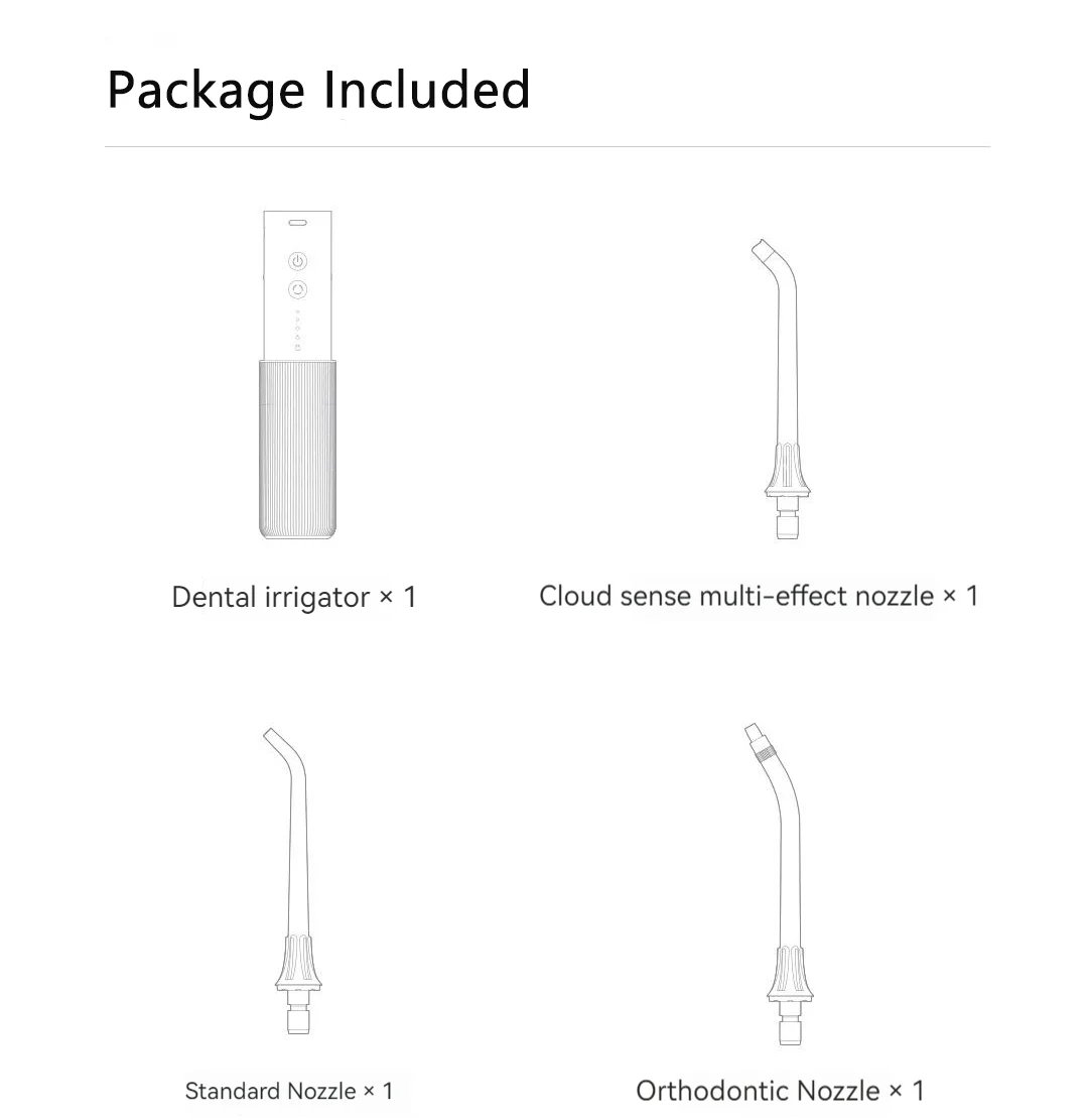 2024 New Xiaomi Mijia Electric Oral Irrigator F400 Portable Water Flosser 200Ml 4-Mode Tooth Pick Whitening Cleaner Waterpulse 2024 New Xiaomi Mijia Electric Oral Irrigator F400 Portable Water Flosser 200Ml 4-Mode Tooth Pick Whitening Cleaner Waterpulse