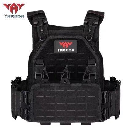 YAKEDA Tactical Vest Outdoor Hunting Plate Carrier Protective Adjustable Vest Airsoft Carrier Combat Equipment
