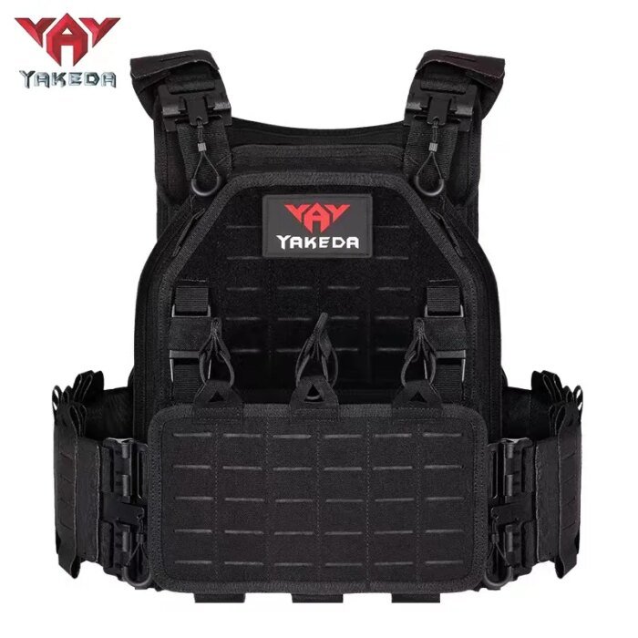Yakeda Tactical Vest Outdoor Hunting Plate Carrier Protective Adjustable Vest Airsoft Carrier Combat Equipment - Image 1