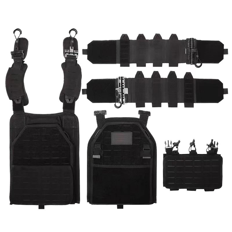 Yakeda Tactical Vest Outdoor Hunting Plate Carrier Protective Adjustable Vest Airsoft Carrier Combat Equipment