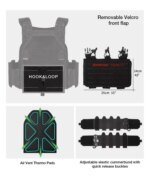 YAKEDA Tactical Vest Outdoor Hunting Plate Carrier Protective Adjustable Vest Airsoft Carrier Combat Equipment - Image 6