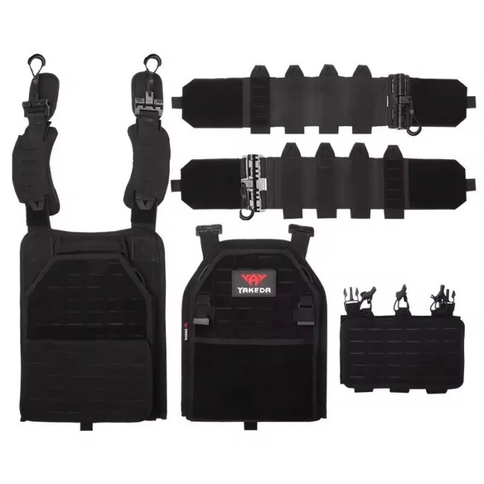 Yakeda Tactical Vest Outdoor Hunting Plate Carrier Protective Adjustable Vest Airsoft Carrier Combat Equipment - Image 4
