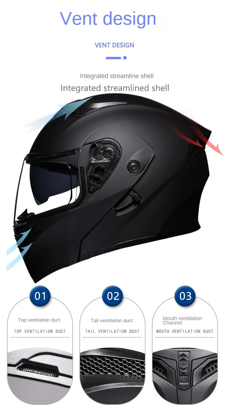 Motorcycle Helmets Double Visors Modular Flip Up Helmet Dot Approved Full Face Casque Moto Racing Motocross Helmet Dot
