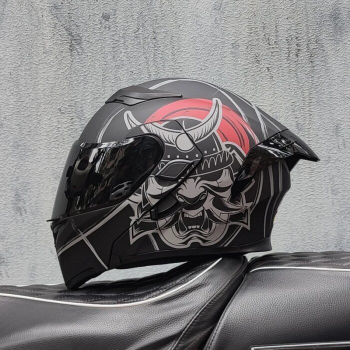 Motorcycle Helmets Double Visors Modular Flip Up Helmet Dot Approved Full Face Casque Moto Racing Motocross Helmet Dot - Image 6