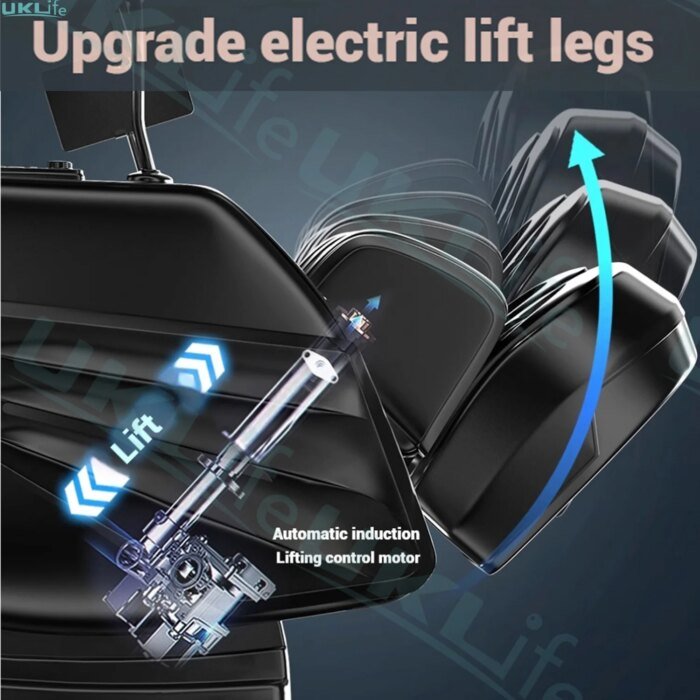 2025 Upgrade 6D Jade Rollers Massage Chair W/ Sl-Track &Amp; Ai Voice Control | Zero Gravity Full Body Airbag + Heating System - Image 6