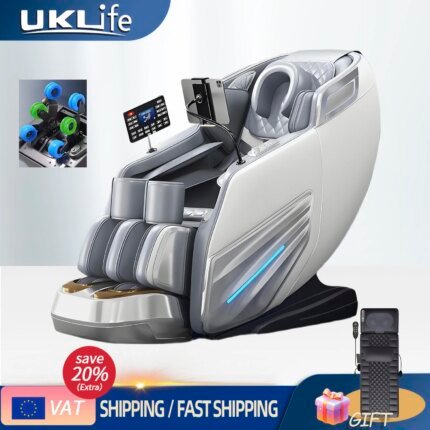 2025 Upgrade 6D Jade Rollers Massage Chair w/ SL-Track & AI Voice Control | Zero Gravity Full Body Airbag + Heating System