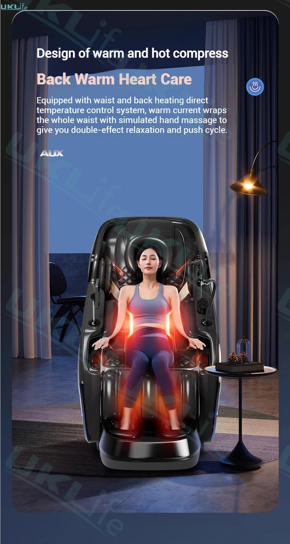 2025 Upgrade 6D Jade Rollers Massage Chair w/ SL-Track & AI Voice Control | Zero Gravity Full Body Airbag + Heating System