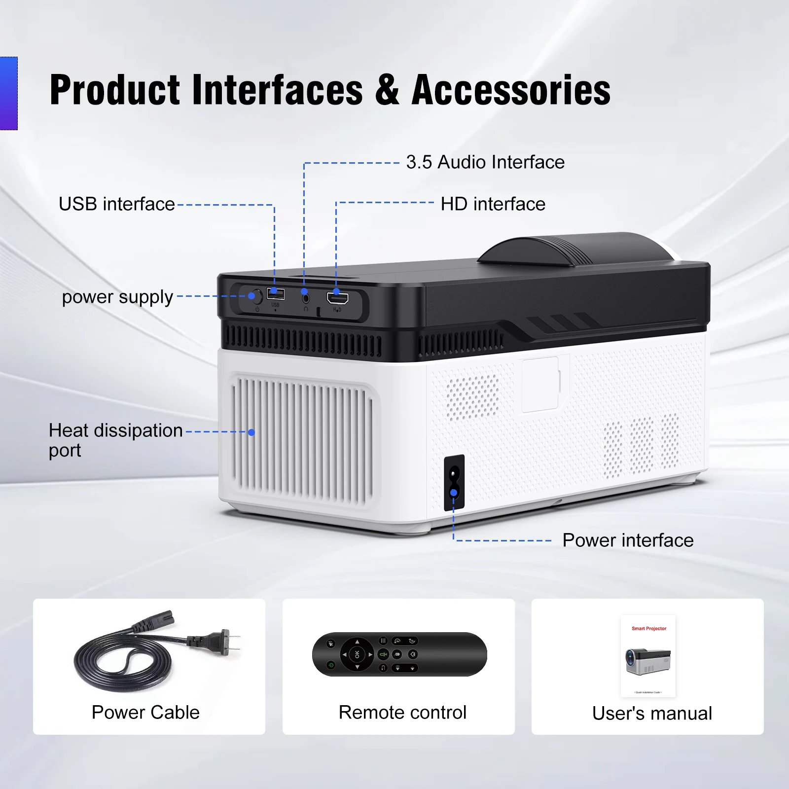 Magcubic Ultra Short Throw Hy450 Projector With Auto Offset 8K 4K 1080P 900Ansi Bt5.4 Electronic Focus Wifi6 Allwinnerh716 Voice Magcubic Ultra Short Throw Hy450 Projector With Auto Offset 8K 4K 1080P 900Ansi Bt5.4 Electronic Focus Wifi6 Allwinnerh716 Voice