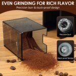 Automatic Burr Mill Coffee Grinder Electric Coffee Bean Grinding With 28 Adjustable Gears for Espresso French Press Drip Coffee - Image 4