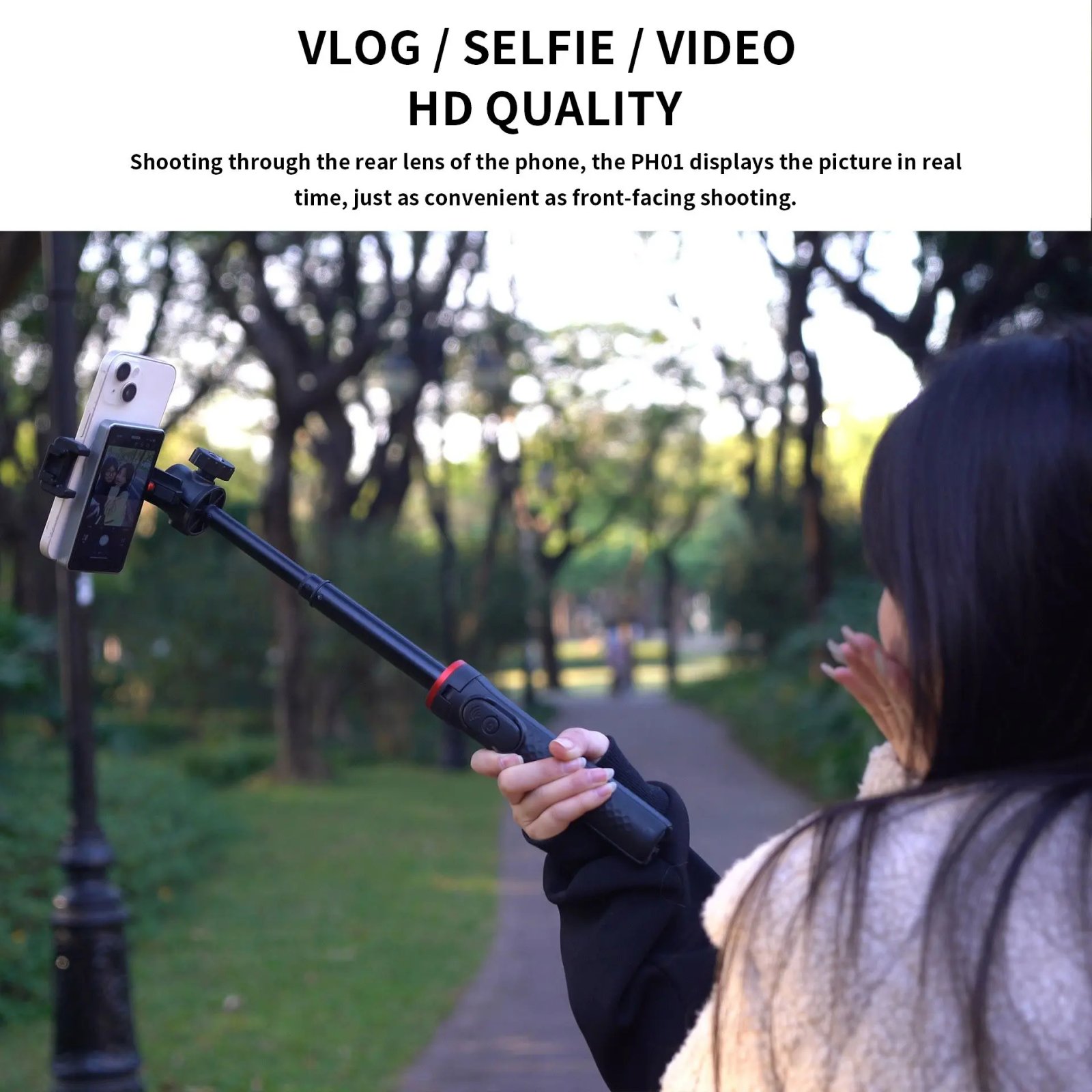 Magnetic Cell Phone Vlog Self Timer Monitor Screen Using Rear Camera Monitor For Live Streaming Creating Content Self-Timer Magnetic Cell Phone Vlog Self Timer Monitor Screen Using Rear Camera Monitor For Live Streaming Creating Content Self-Timer
