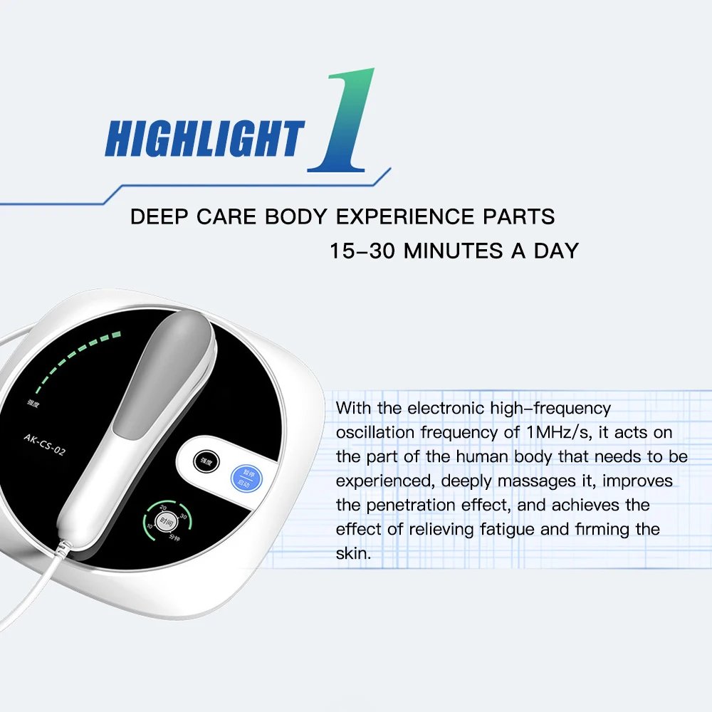 Ultrasound Physiotherapy Massage Device 1Mhz Intensity For Muscle &Amp; Joints Pain Relief No-Drug Ultrasonic Instrument Machine