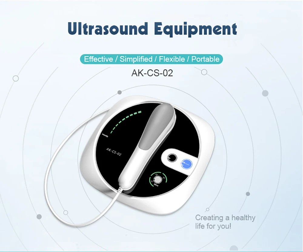 Ultrasound Physiotherapy Massage Device 1Mhz Intensity For Muscle &Amp; Joints Pain Relief No-Drug Ultrasonic Instrument Machine