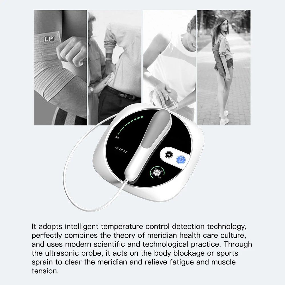 Ultrasound Physiotherapy Massage Device 1Mhz Intensity For Muscle &Amp; Joints Pain Relief No-Drug Ultrasonic Instrument Machine