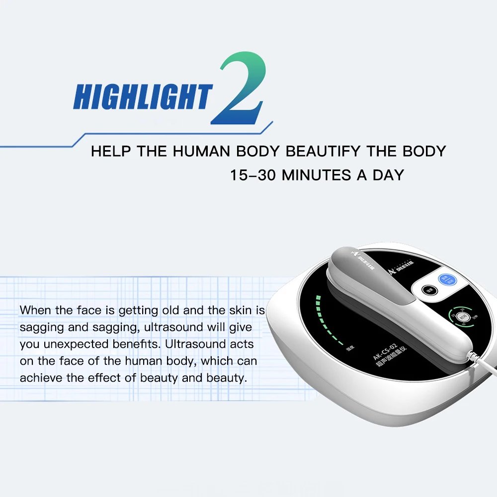 Ultrasound Physiotherapy Massage Device 1Mhz Intensity For Muscle &Amp; Joints Pain Relief No-Drug Ultrasonic Instrument Machine