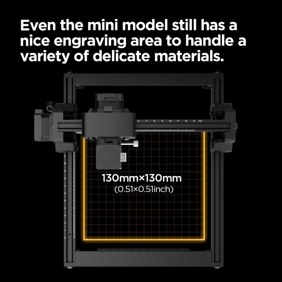 ACMER Mini Portable Laser Engraver DIY Laser Cut Engraving Machine Engrave Logo Wood Painted Metal Acrylic Glass Leather