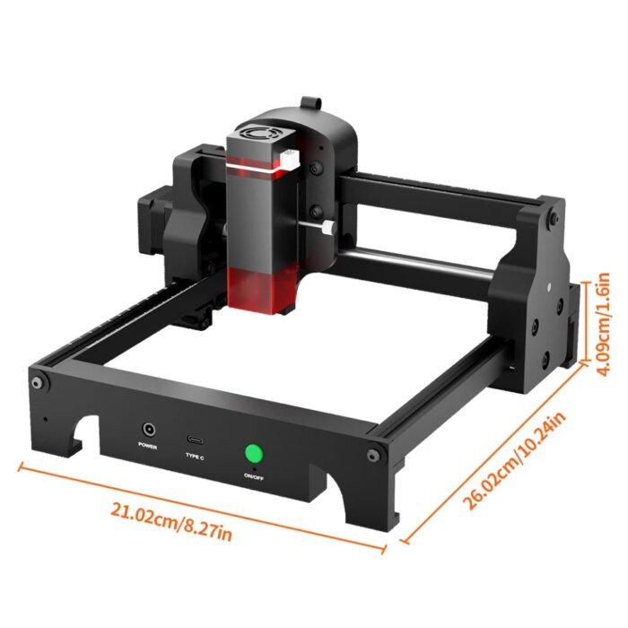 Acmer Mini Portable Laser Engraver Diy Laser Cut Engraving Machine Engrave Logo Wood Painted Metal Acrylic Glass Leather - Image 6