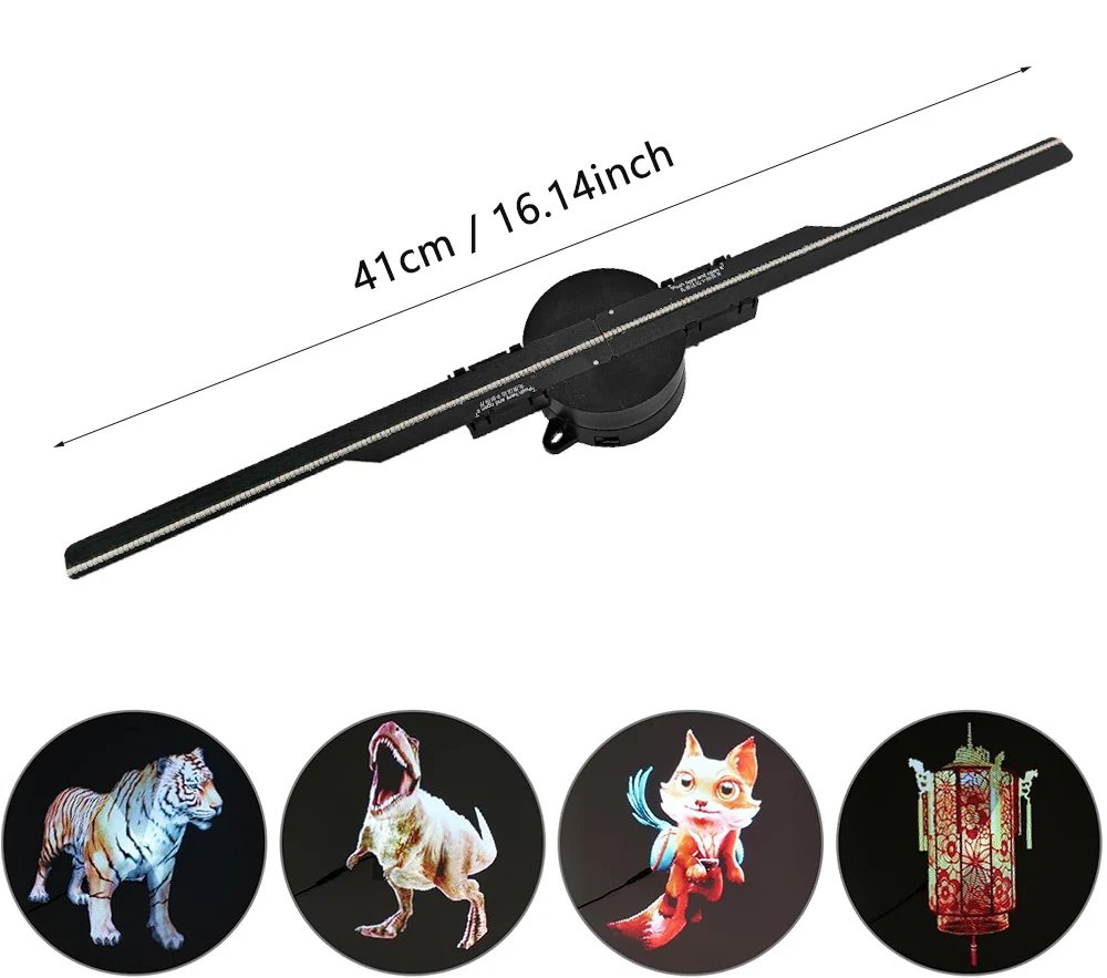 3D Hologram Fan 42Cm Wifi 3D Holographic Projector Advertising Display Light Hd Holographic Projector For Stores Bars Party Xmas 3D Hologram Fan 42Cm Wifi 3D Holographic Projector Advertising Display Light Hd Holographic Projector For Stores Bars Party Xmas