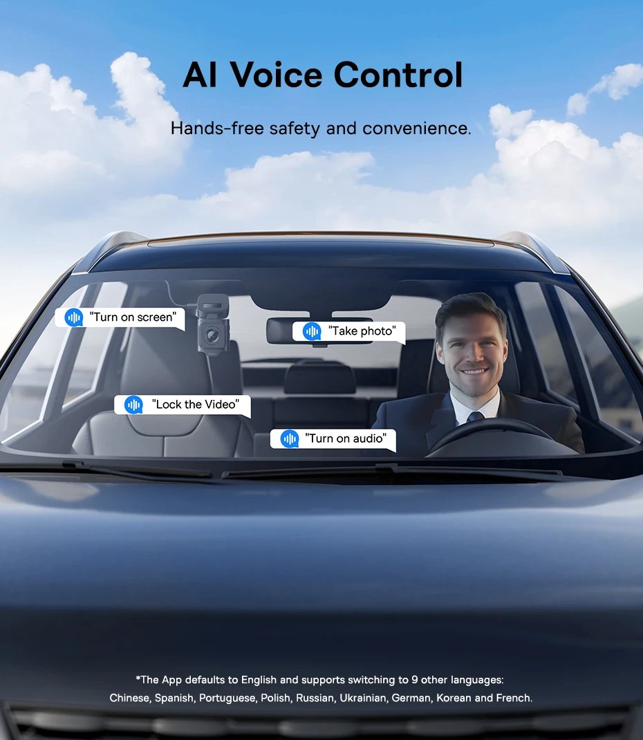 Baseus 3K Dash Cam Vd1 Front And Rear Cam Hd Built-In Gps Galileo Supercapacitor Car Dvr Car Camera Recorder Support 24H Parking Baseus 3K Dash Cam Vd1 Front And Rear Cam Hd Built-In Gps Galileo Supercapacitor Car Dvr Car Camera Recorder Support 24H Parking