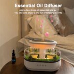 Aroma Humidifier Raindrop Air Humidifier Colorful Light White Noise Essemtial Oil Diffuser Home Ultrasonic Fragrance Diffuser - Image 6