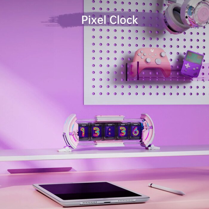 Divoom Times Gate - Cute Gaming Digital Clock With Smart App-Controlled, Support Weather Forecast, Stock Market/Exchange Rate - Image 5
