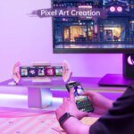 Divoom Times Gate - Cute Gaming Digital Clock with Smart App-Controlled, Support Weather Forecast, Stock Market/Exchange Rate - Image 4