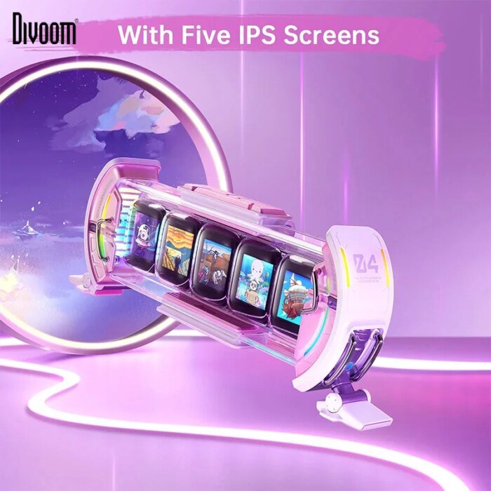Divoom Times Gate - Cute Gaming Digital Clock With Smart App-Controlled, Support Weather Forecast, Stock Market/Exchange Rate - Image 1