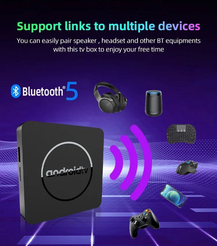 Q10 Android14 8K Hdr10+ Smart Tv Box Allwinner H313 128G Dual Wifi Bt5.0 Set Top Box Media Player With Google Voice Assistant 9 39980