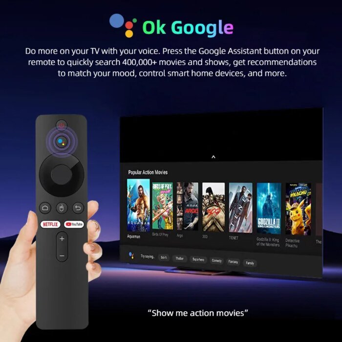 Q10 Android14 8K Hdr10+ Smart Tv Box Allwinner H313 128G Dual Wifi Bt5.0 Set Top Box Media Player With Google Voice Assistant - Image 2