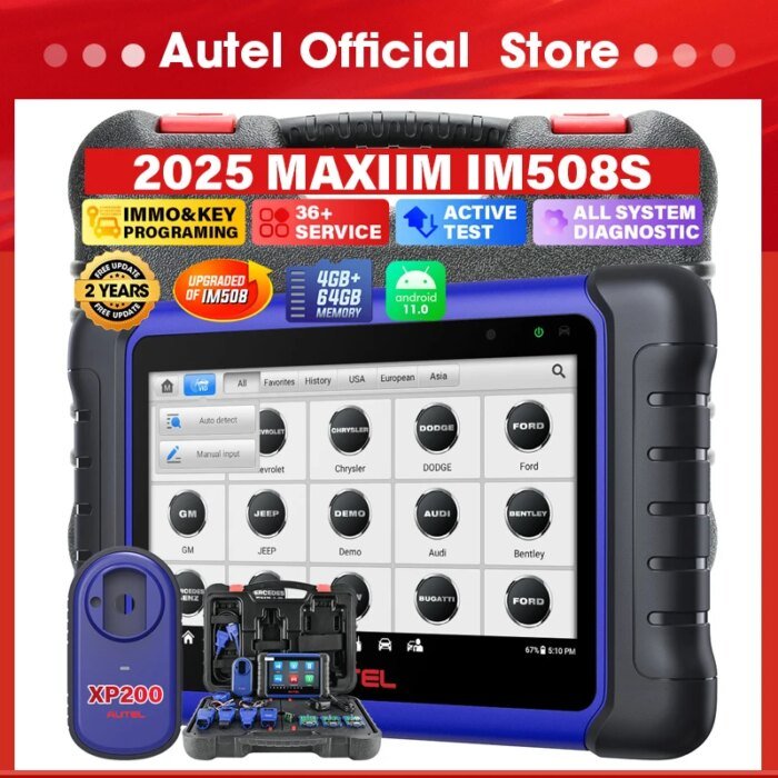 Autel Maxiim Im508S Xp400 Pro Obd2 Automotive Scanner Immo Key Programming Diagnostic Tools For All Cars All-In-One Programmer - Image 1