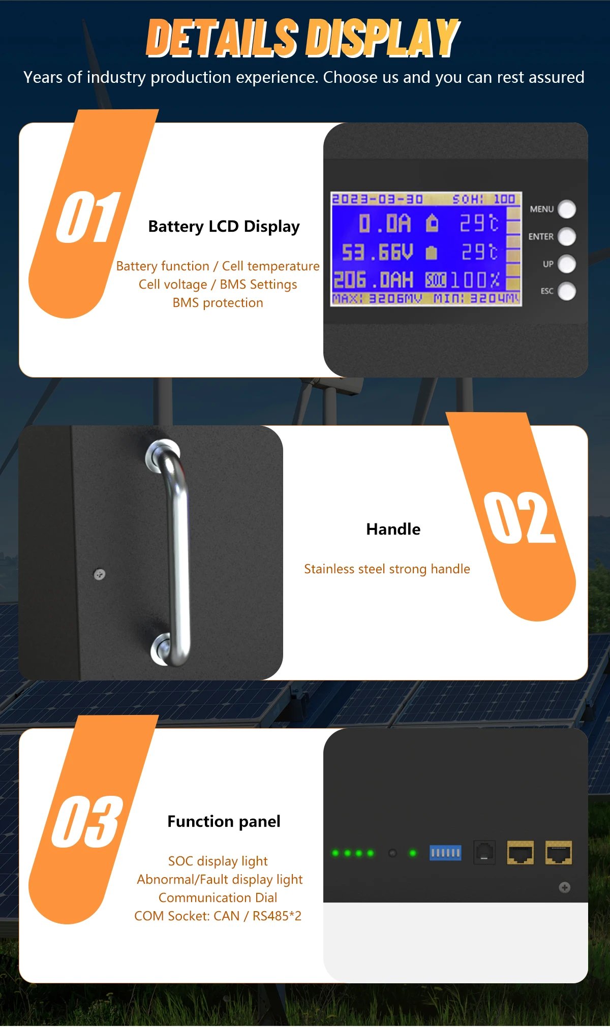 48V 200Ah 150Ah 100Ah Lifepo4 Battery Pack 51.2V 10Kw Lithium Solar Battery Rechargeable Battery 6000+ Cycles For Home Storage 48V 200Ah 150Ah 100Ah Lifepo4 Battery Pack 51.2V 10Kw Lithium Solar Battery Rechargeable Battery 6000+ Cycles For Home Storage