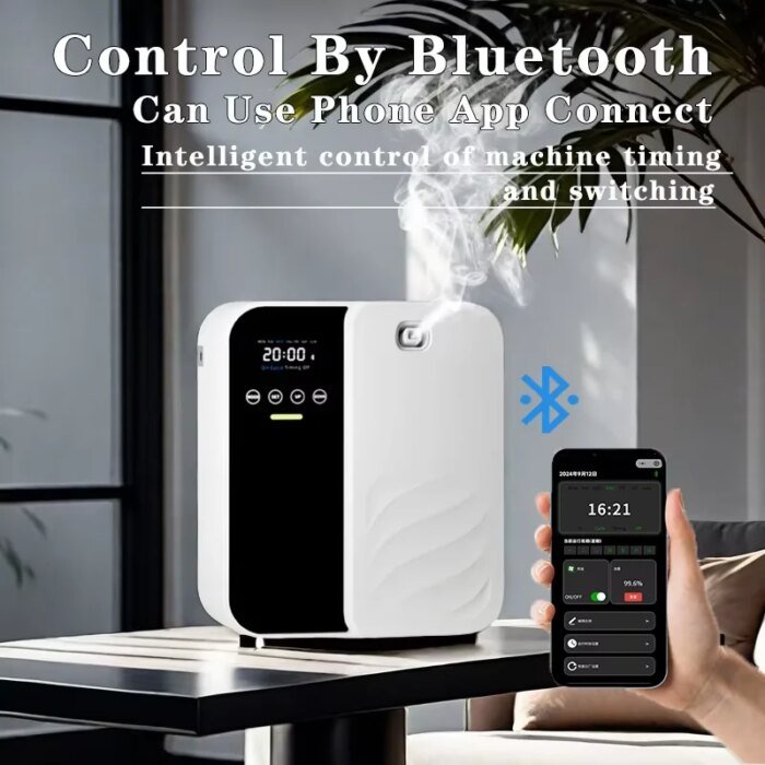 1000M³ Scent Diffuser Machine Wall Mounted Fragrance Diffuser Bluetooth Essential Oils Diffuser Electric Smell For Home Hotel - Image 2