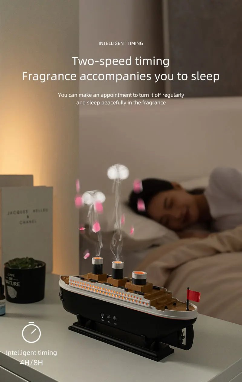 Retro Ship Air Humidifier Ultrasonic Aromatherapy Diffusers Mist Maker Fragrance Essential Oil Aroma Difusor Remote Control Retro Ship Air Humidifier Ultrasonic Aromatherapy Diffusers Mist Maker Fragrance Essential Oil Aroma Difusor Remote Control