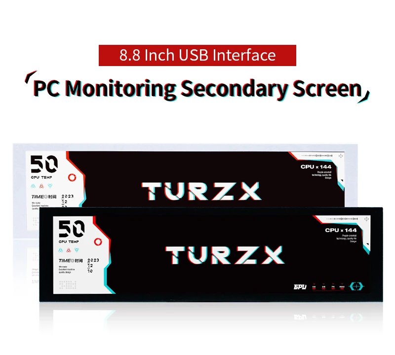 8.8 Inch Ips Type C Secondary Screen Usb-C Interface Computer Monitoring Cpu Gpu Ram Dislpay Smart Screen No Need Aida64 8.8 Inch Ips Type C Secondary Screen Usb-C Interface Computer Monitoring Cpu Gpu Ram Dislpay Smart Screen No Need Aida64