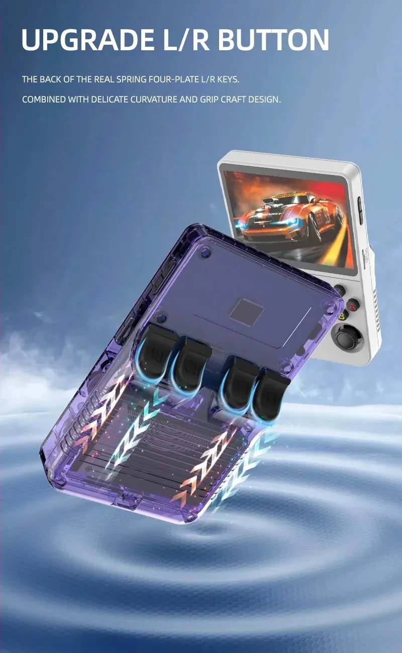 R36S Retro Handheld Video Game Console Linux System 3.5-Inch Ips Screen Portable Handheld Video Player 64Gb 15000 Games