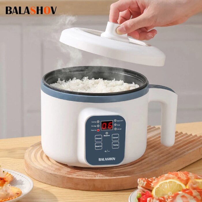 1.7L Electric Rice Cooker Single Double Layer 220V Multi Cooker Non-Stick Smart Mechanical Multicooker Steamed Rice Pot For Home - Image 1