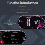 1920*720 Auto Lcd Dashboard For BMW 3 Series E90 E91 E92 2005 6 7 8 9 10 11 12 Years Paneel Virtuele Cockpit Snelheidsmeter Voor - Image 4